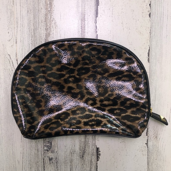 Betsey Johnson Leopard Print Cosmetic Bag - Picture 4 of 8